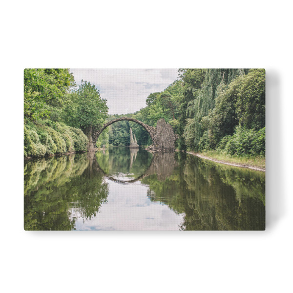 Leinwandbild "Rakotzbrücke Kromlau" artboxONE - Natur,Reise,Architektur