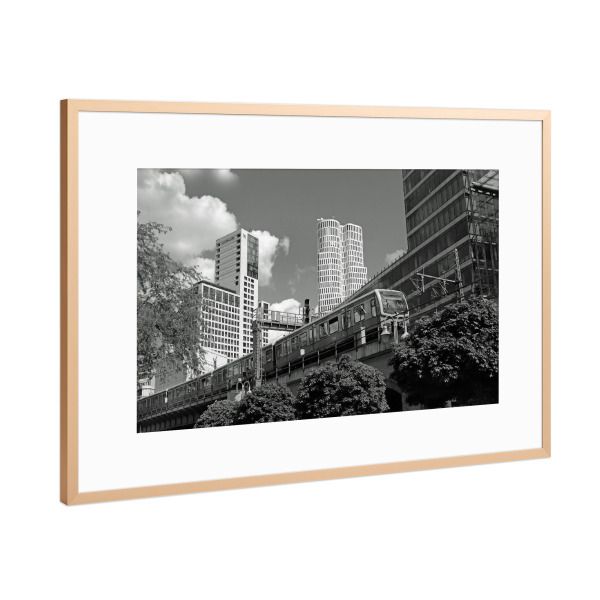 Poster mit Rahmen Kupfer "Oh mein Berlin" artboxONE - Städte,Städte / Berlin,Reise,Architektur