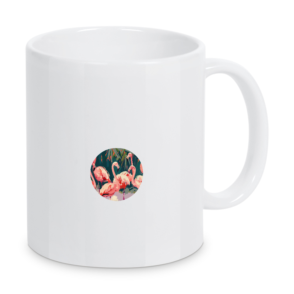 Tasse "Lebendiger rosa Flamingo" artboxONE - Natur,Tiere - Pink,Flamingo,Tiere,Tropisch,Strand,Meer,Natur