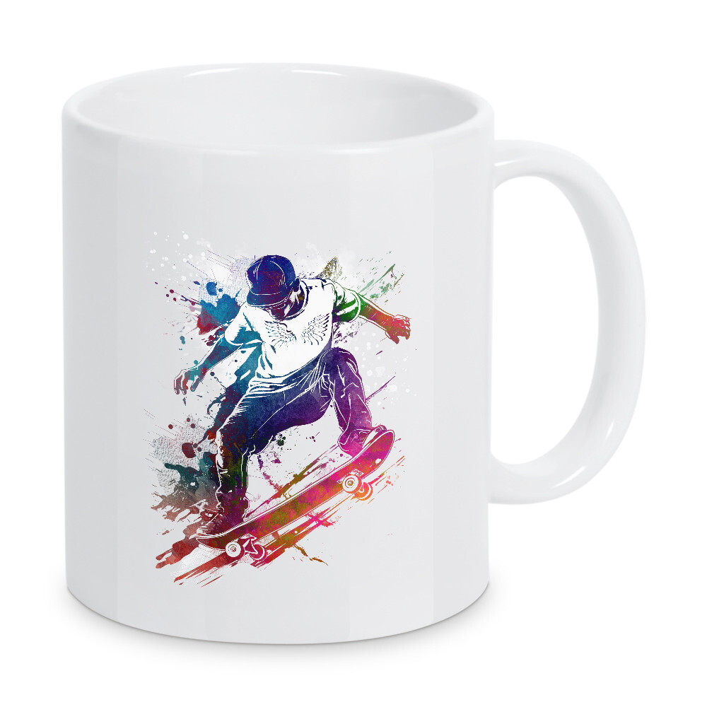 Tasse "Skateboarder Sportkunst E" artboxONE - Sport,Sport / Motivation - Skaten,Skateboard,Skateboarder,Skateboarden,Sport,Olympische spiele