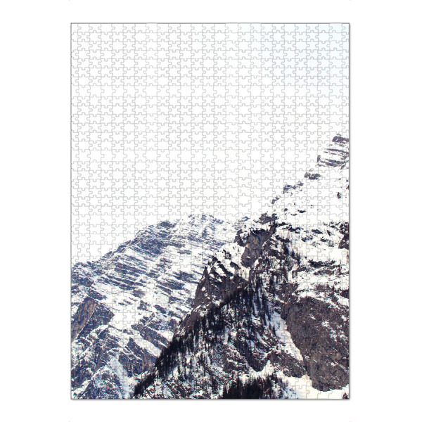 Puzzle Ravensburger "Winter mountain" artboxONE - Natur - Winter,Berchtesgaden,Wintermountains,Winterberge,Berge,Mountains,Nature,Natur,Snow,Schnee