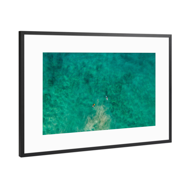Poster mit Rahmen Schwarz (Metallic) "Serenity" artboxONE - Natur,Menschen,Reise / Strand und Meer,Sport,Sport / Sommerspiele
