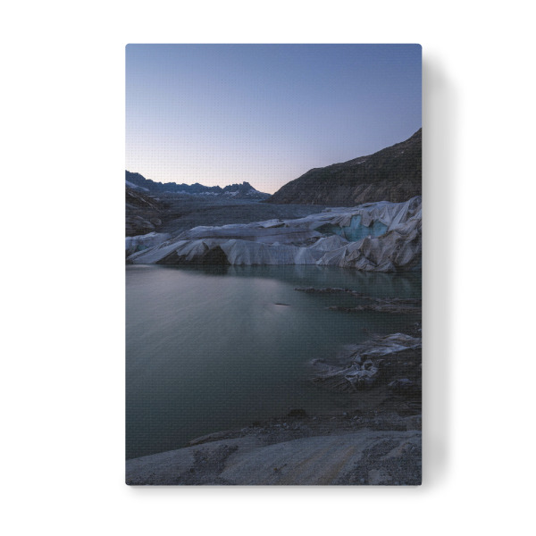 Leinwandbild "Furka glacier after dusk" artboxONE - Natur,Reise