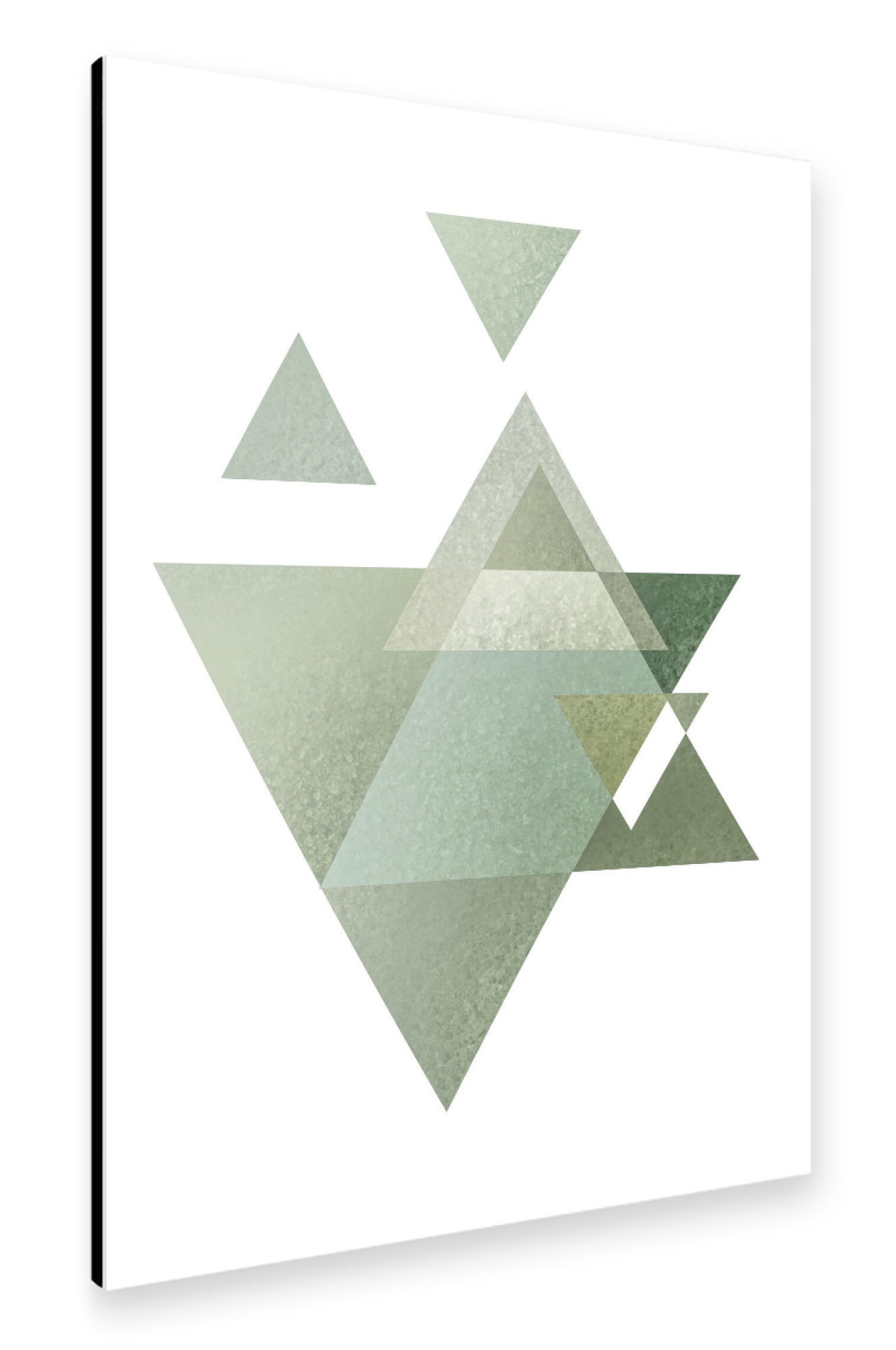 Alu-Dibond "MINIMAL GREEN A" 75x50 cm artboxONE