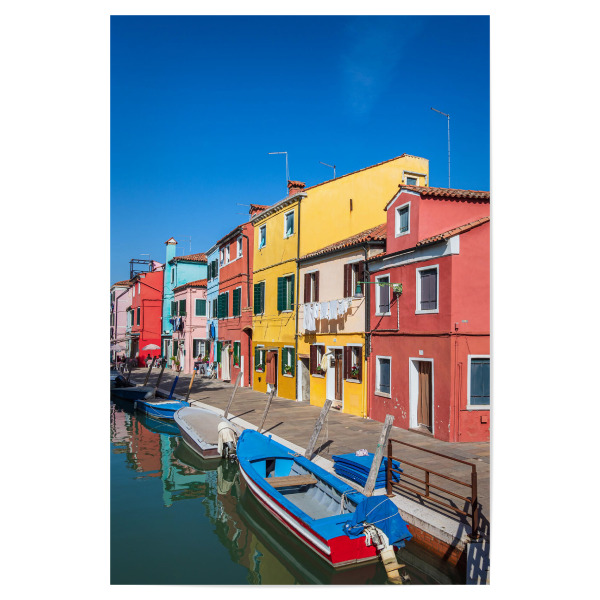 Poster "Gebäude auf der Insel Burano" artboxONE - Reise,Architektur,Städte / Venedig,Reise / Länder