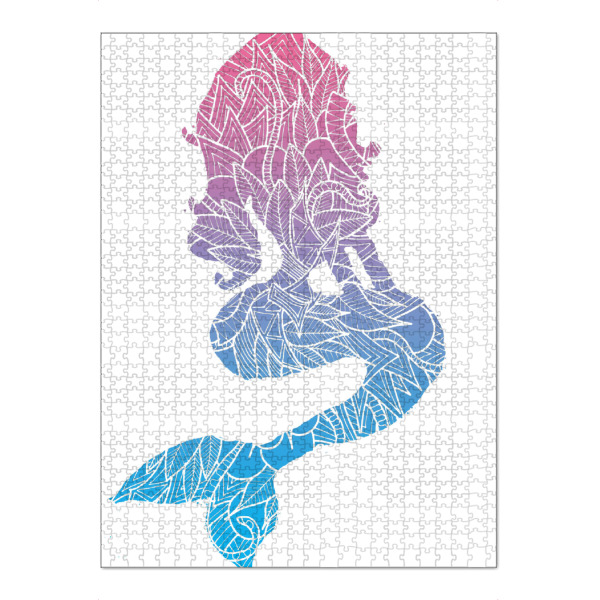 Puzzle Ravensburger "Blue and Pink Mermaid" artboxONE - Für Kinder,Reise / Strand und Meer,Unterwasser,Fiktion