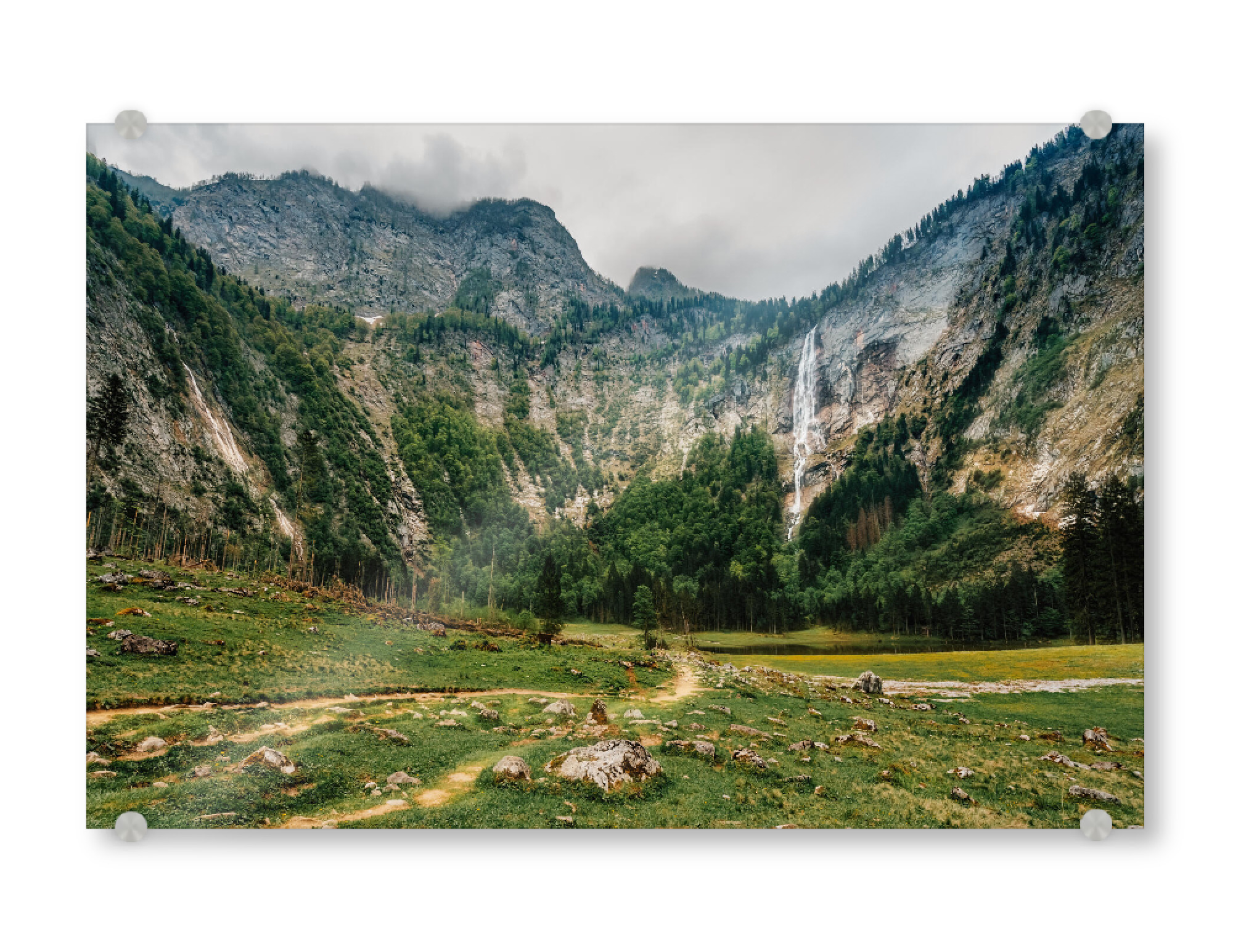 Acrylglasbild "Röthbachfall Obersee" artboxONE - Natur,Reise