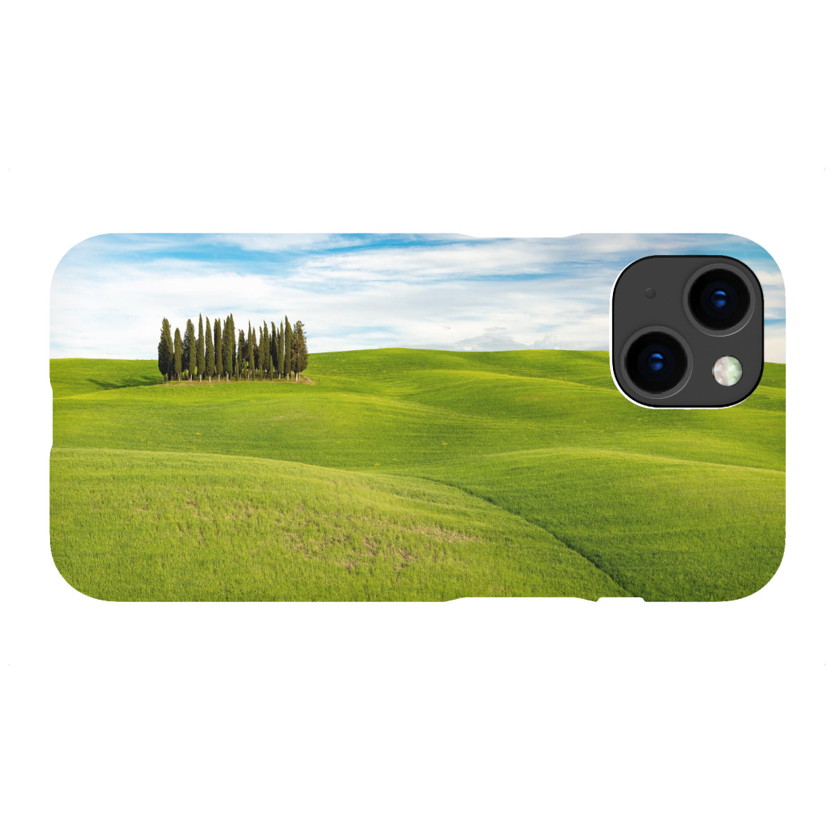 iPhone "Hügellandschaft in der Toskana" Premium-Case Handyhülle artboxONE