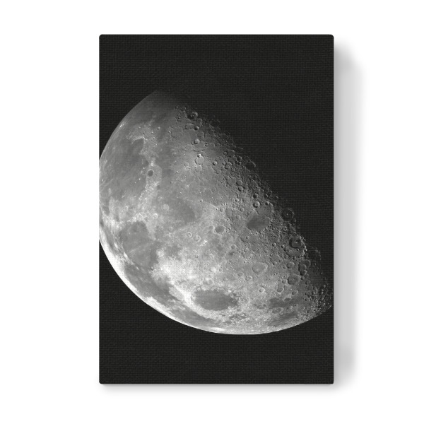 Leinwandbild "Mond Fotografie" artboxONE - Galaxy - Mond,Moon,Galaxie,Galaxy,Weltraum,Space,Nasa,Raumfahrt,Cosmos,Kosmos,Universum