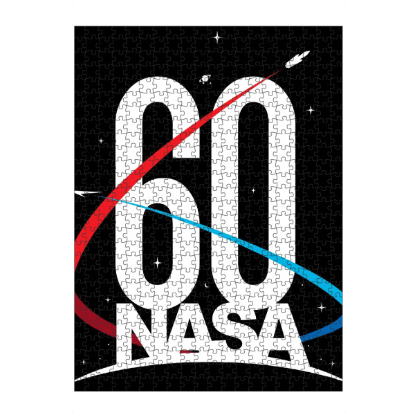 Puzzle Ravensburger "NASA 60th Anniversary" artboxONE - Typografie,Reise,Menschen,Galaxy