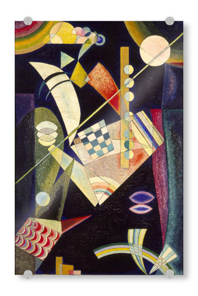 Acrylglasbild "Scharfe Härte von Kandinsky" artboxONE - Abstrakt,Geometrie