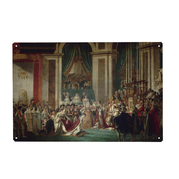 Holzbild "Die Kaiserkrönung Napoleons" artboxONE - Menschen,Männer