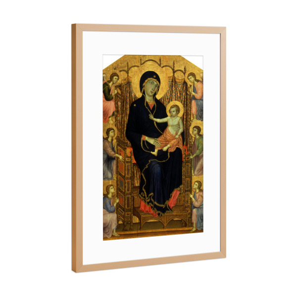 Poster mit Rahmen Kupfer "Madonna Rucellai" artboxONE - Für Kinder,Menschen