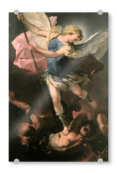 Acrylglasbild "Der Erzengel Michael" artboxONE - Menschen,Fiktion,Männer