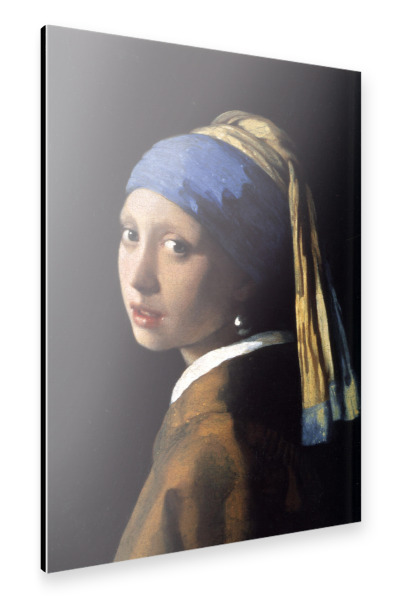 Alu-Dibond "Jan Vermeer - Das Mädchen" 30x20 cm artboxONE