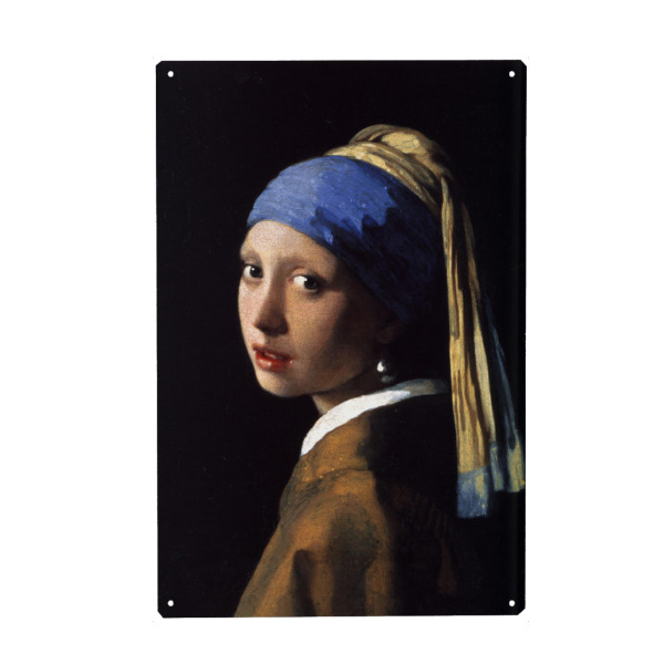 Holzbild "Jan Vermeer - Das Mädchen" artboxONE - Menschen - Mädchen,Jan,Vermeer,Kunst,Gemälde,Perlenohrgehänge,Malerei,Girl,Woman,Pearl,Earring