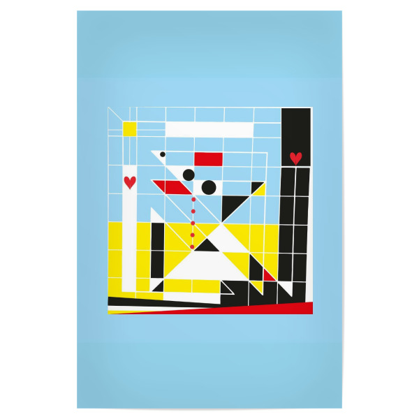 Poster "Teepee" artboxONE - Abstrakt,Geometrie