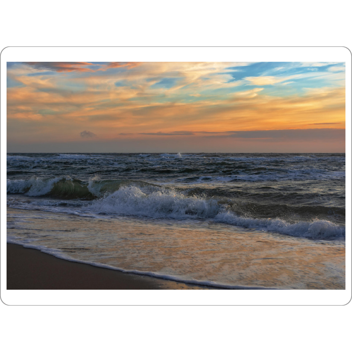 Tischset "Abends am Meer" artboxONE - Natur,Reise,Reise / Strand und Meer