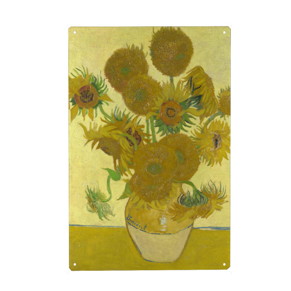 Metall Poster "Die Sonnenblume" artboxONE - Natur,Floral