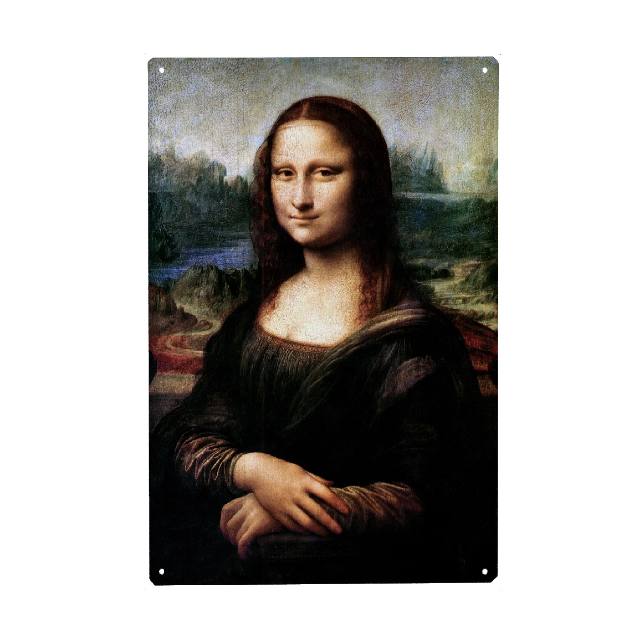 Holzbild "Mona Lisa (La Gioconda)" artboxONE - Natur,Menschen