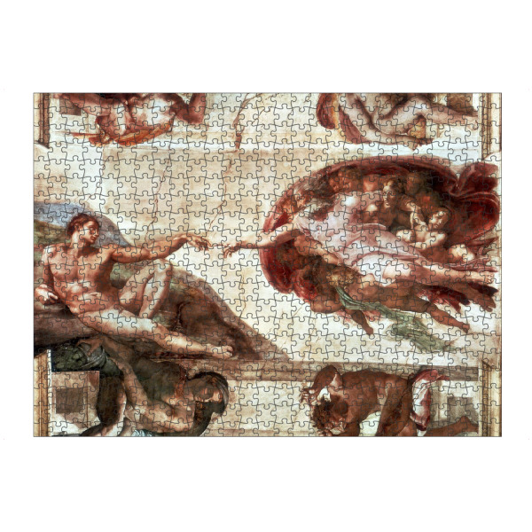 Puzzle Ravensburger "Die Erschaffung Adams Michelangelo" artboxONE - Menschen,Männer