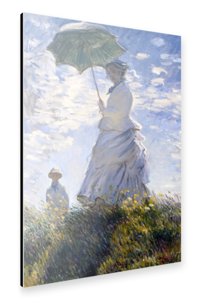 Alu-Dibond "Der Spaziergang von Claude Monet" 30x20 cm artboxONE