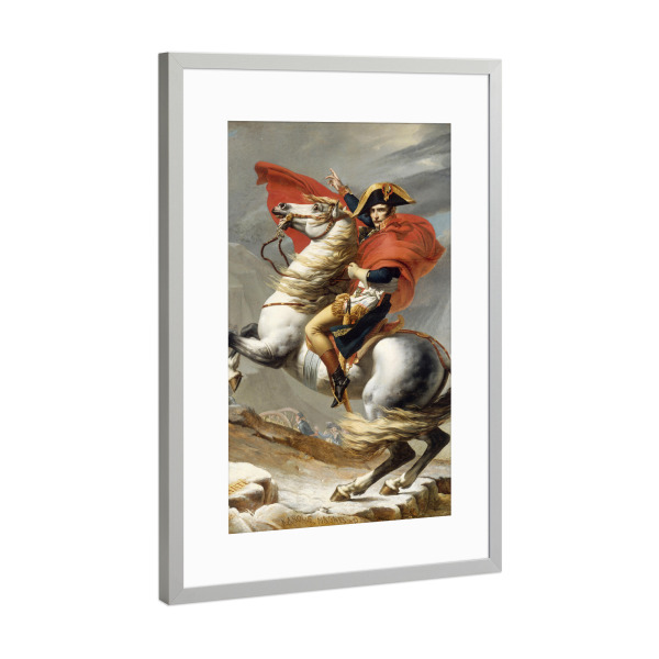 Poster mit Rahmen Silber "Napoleon Bonaparte" artboxONE - Natur,Tiere,Menschen