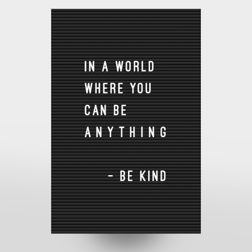 Letterboard Be Kind