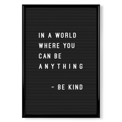 Letterboard Be Kind