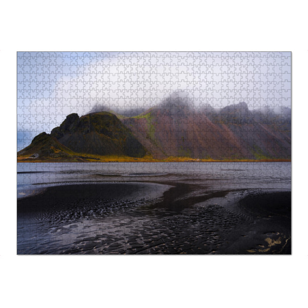 Puzzle Ravensburger "Stokksnes mountain range" artboxONE - Natur,Reise