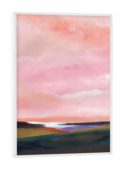 Poster mit weißem Rahmen "Charming" artboxONE - Abstrakt