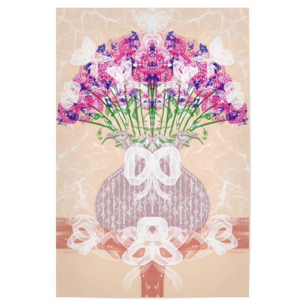 Poster 30x20 cm "Frühlings-Blumenstrauss" artboxONE - Floral,Abstrakt