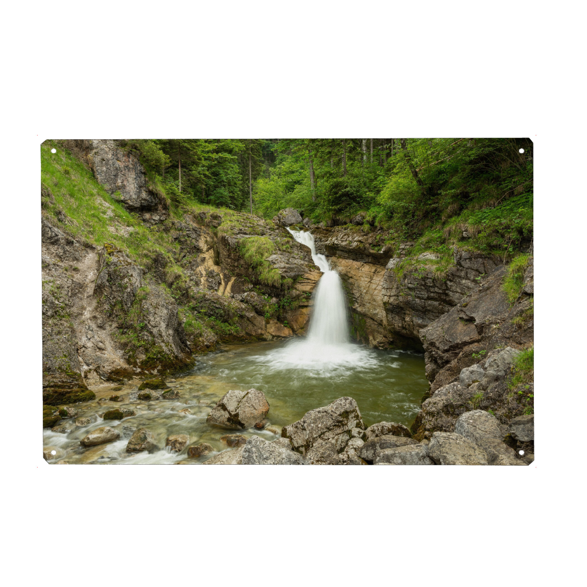 Holzbild "Bei den Kuhfluchtwasserfällen" artboxONE - Natur,Reise