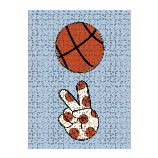 Puzzle Ravensburger "Love Basketball" artboxONE - Für Kinder,Comic,Sport,Lustig