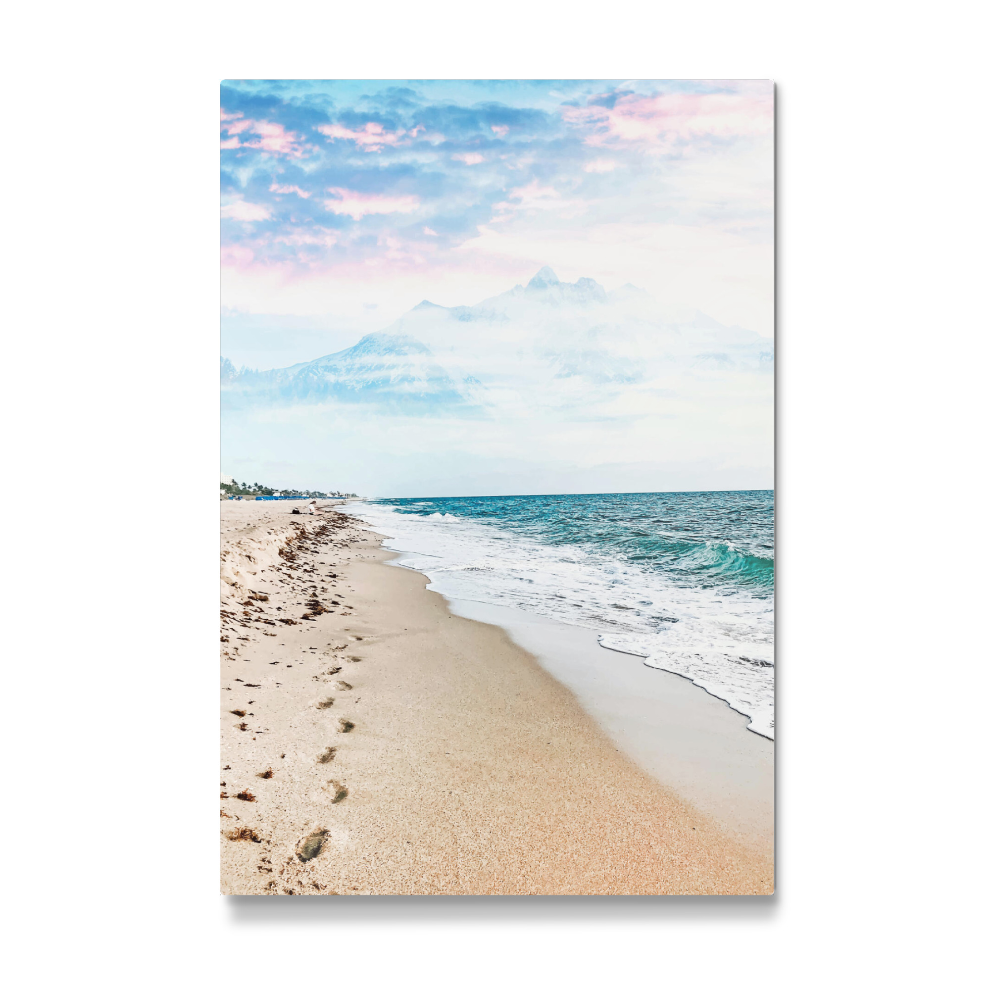 Galerie-Print "A Walk On The Beach" 75x50 cm artboxONE