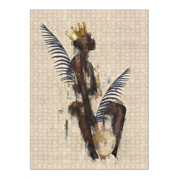 Puzzle Ravensburger "Tropische Königin in beige" artboxONE - Natur,Menschen
