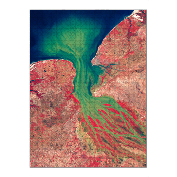 Puzzle Ravensburger "Betsiboka River Estuary" artboxONE - Natur