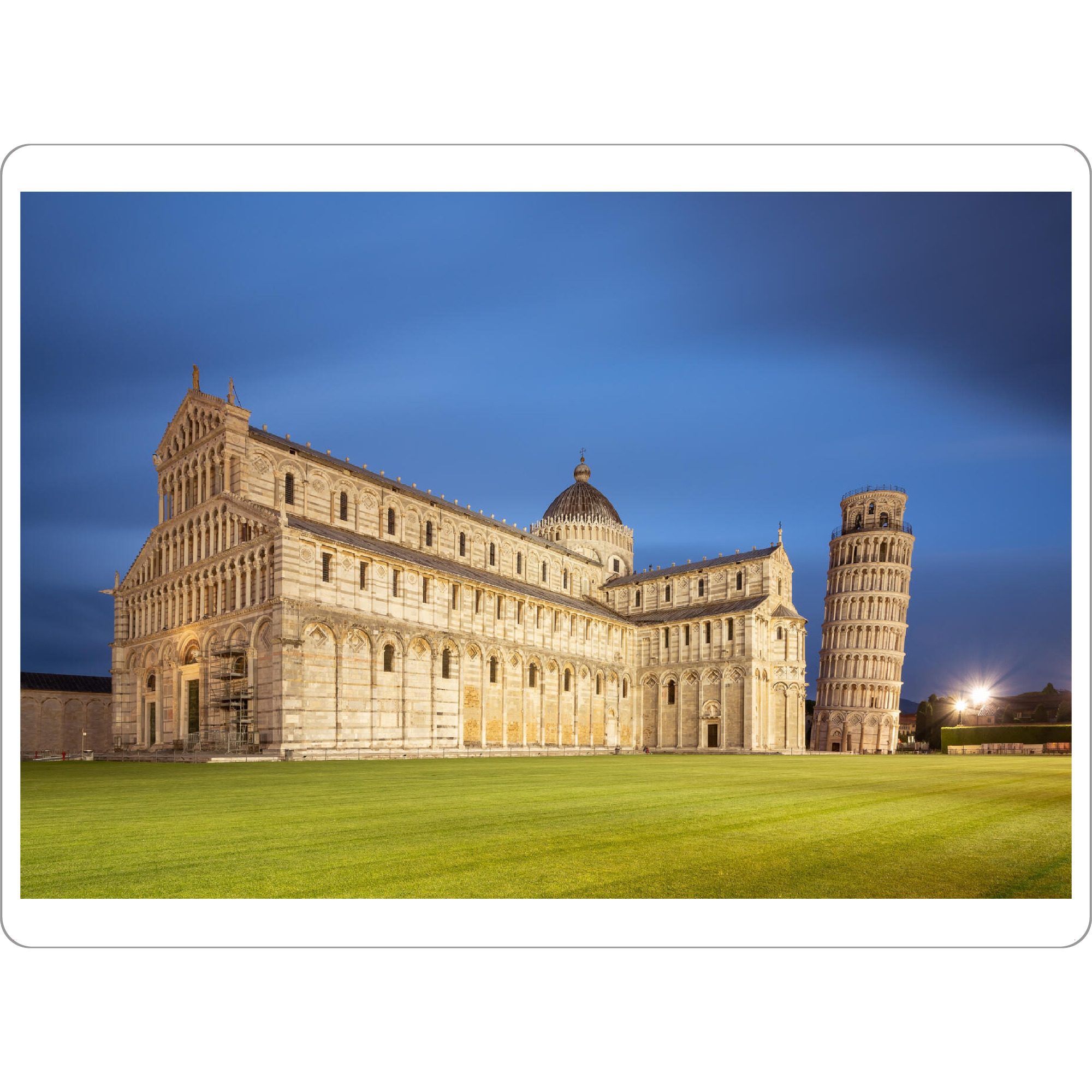 Tischset "Schiefer Turm von Pisa am Abend" artboxONE - Städte,Reise,Architektur,Reise / Länder