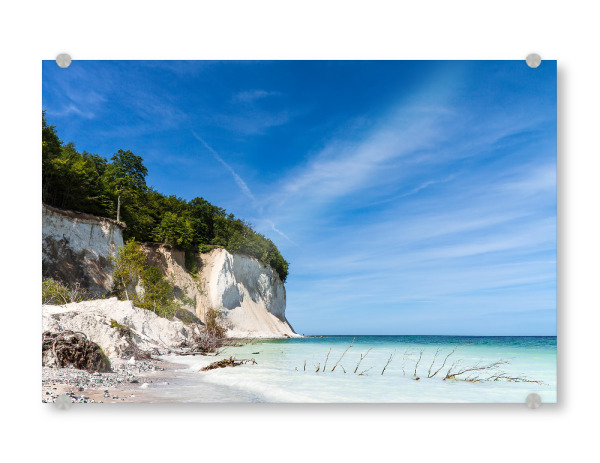 Acrylglasbild "Kreidefelsen auf Rügen" artboxONE - Natur,Reise / Strand und Meer