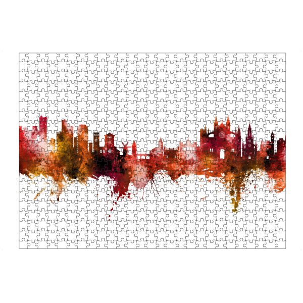 artboxONE Puzzle "Palma de Mallorca Skyline Red" artboxONE - Städte