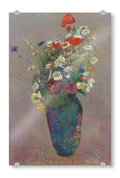 Acrylglasbild "Vision: Vase mit Blumen" artboxONE - Natur,Floral - Stilleben,Vase,Floral,Natur,Nature,Blumen,Flowers,Botanical,Botanisch