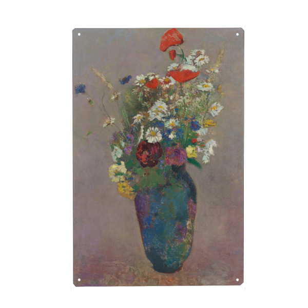 Holzbild "Vision: Vase mit Blumen" artboxONE - Natur,Floral - Stilleben,Vase,Floral,Natur,Nature,Blumen,Flowers,Botanical,Botanisch