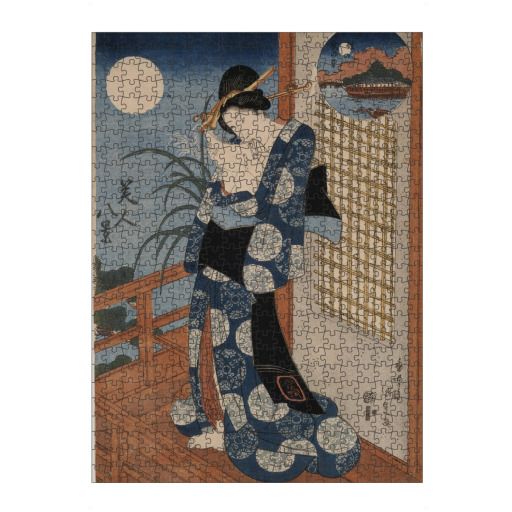 Herbstmond über Miho