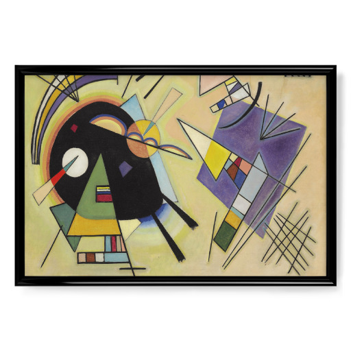 Schwarz und Violett von Kandinsky