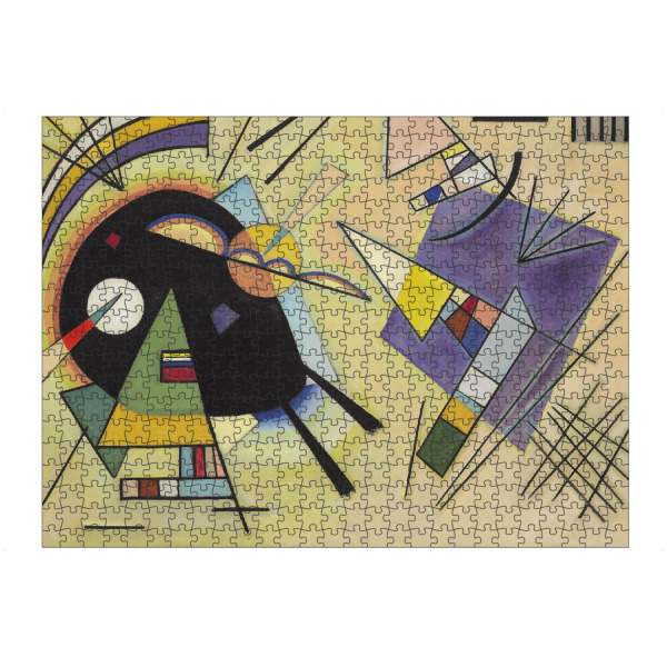 artboxONE Puzzle "Schwarz und Violett von Kandinsky" artboxONE - Abstrakt,Geometrie