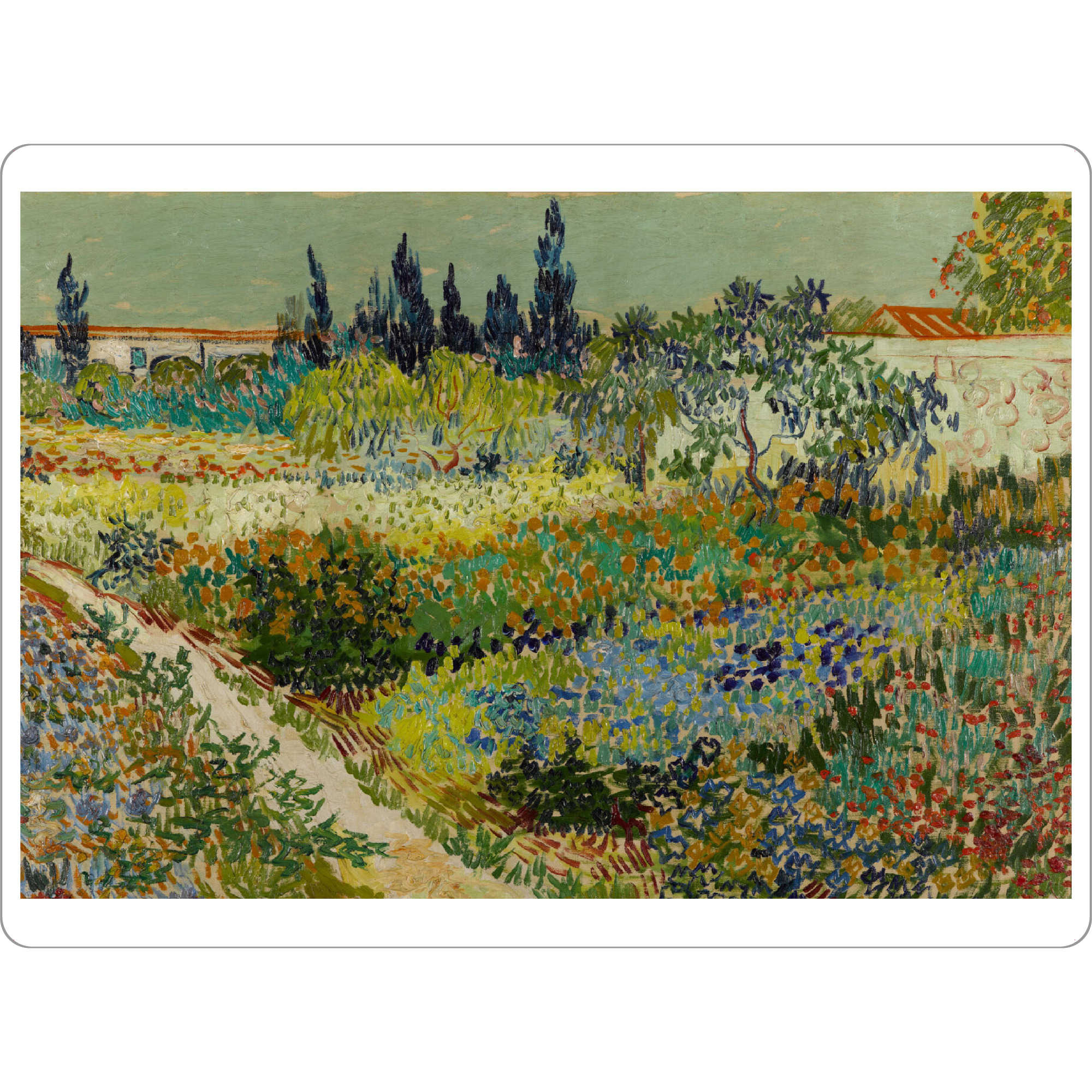 Tischset "Garten bei Arles von van Gogh" artboxONE - Natur,Floral