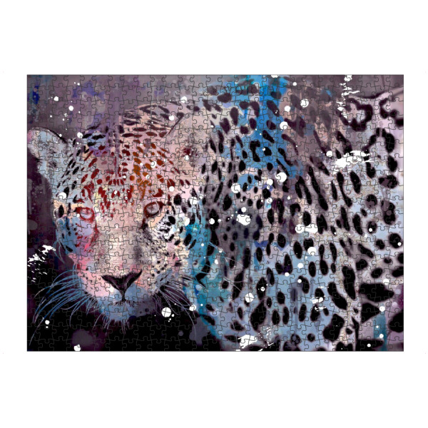 artboxONE Puzzle "Blue Leopard" artboxONE - Tiere