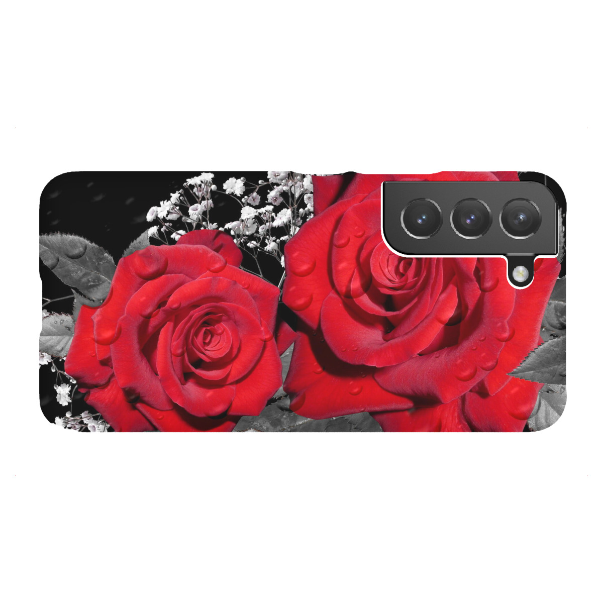 "Rote Rosenliebe"für Samsung Galaxy - Premium-Case Handyhülle artboxONE