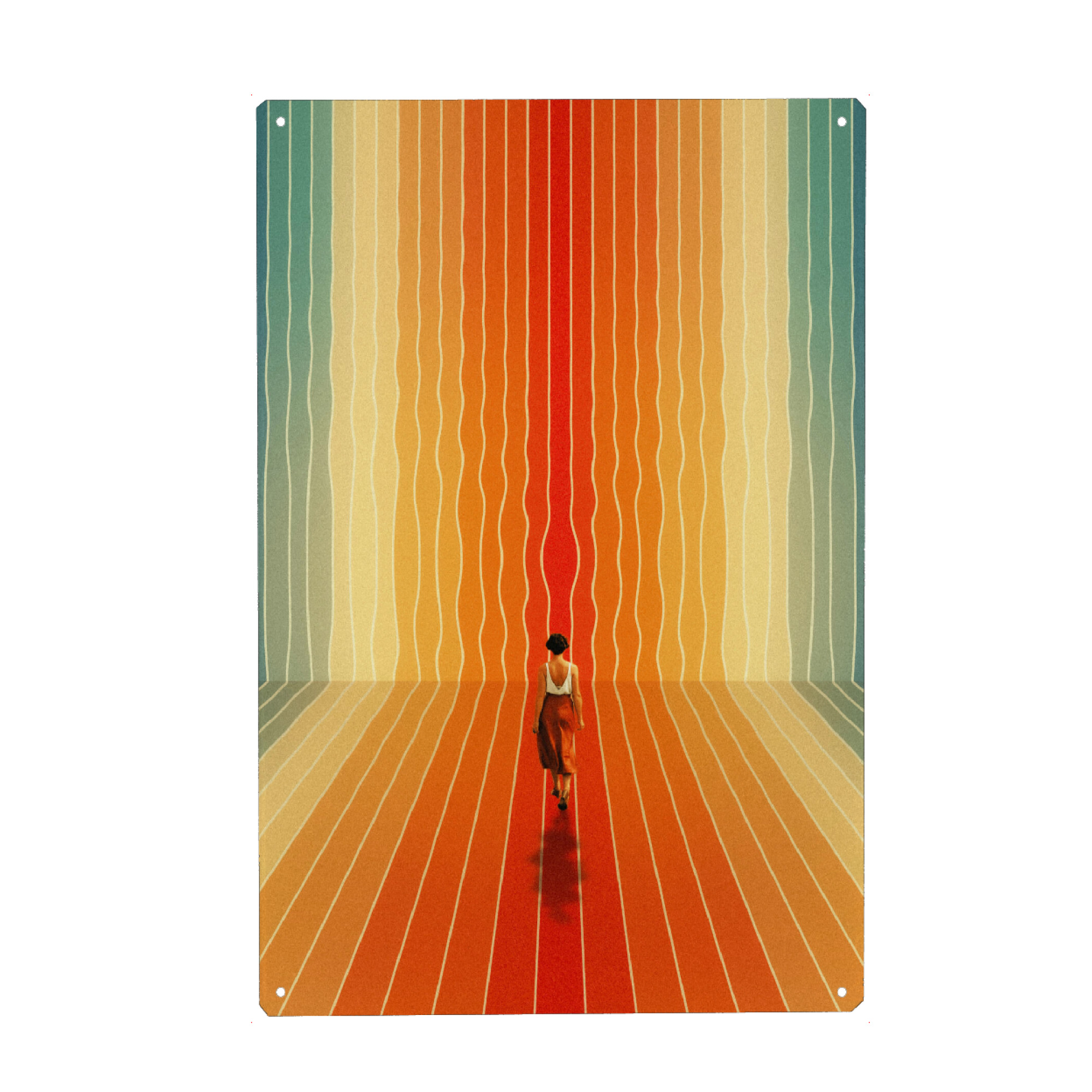 Holzbild "Here I Come" artboxONE - Abstrakt,Menschen