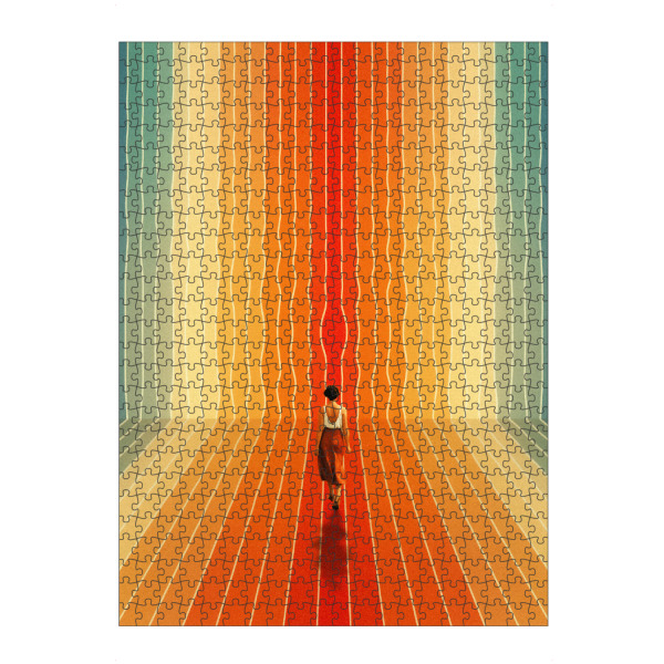 artboxONE Puzzle "Here I Come" artboxONE - Abstrakt,Menschen